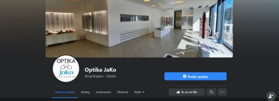 Optika Jako na Facebooku